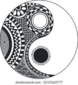 The yin and yang theory very old. Symbol of duality that exists in every element that make up the universe: two opposite and complementary entities that make up the totality