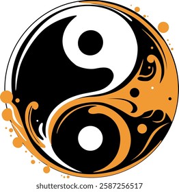 The yin and yang theory very old. Symbol of duality that exists in every element that make up the universe: two opposite and complementary entities that make up the totality