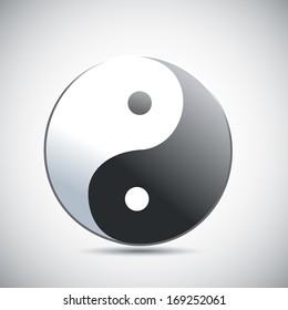 Yin Yang vector illustration