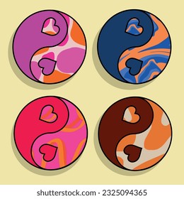 Paquete vectorial Yin y Yang