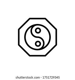 Ying yang alternative medicine icon. Simple line, outline vector elements of alternative medicine icons for ui and ux, website or mobile application