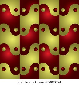 Ying yang seamless abstract screen