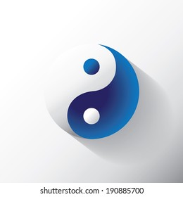 The Ying Yang sign, illustration