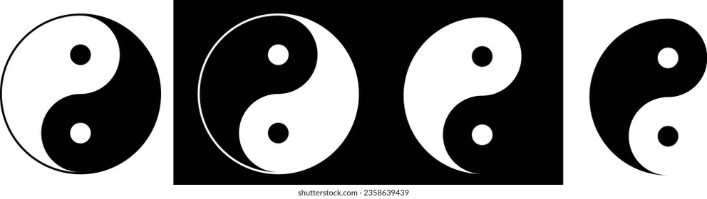 Ying and Yang Spiritual Symbols