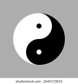 Símbolo Ying yang, chinês, equilíbrio	
