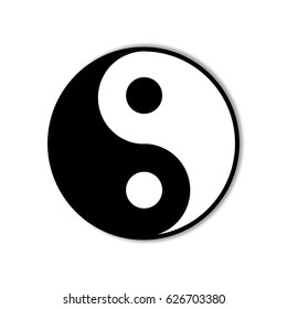 Ying yang symbol of harmony