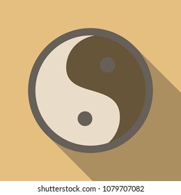 Ying yang symbol of harmony and balance