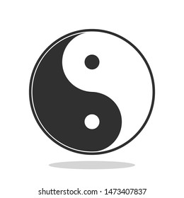 Ying yang symbol of harmony and balance