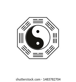Ying yang symbol of harmony and balance
