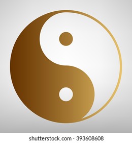 Ying yang symbol of harmony and balance