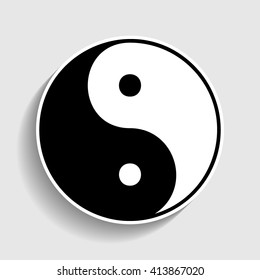 Ying yang symbol of harmony and balance