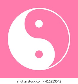 Ying yang symbol of harmony and balance