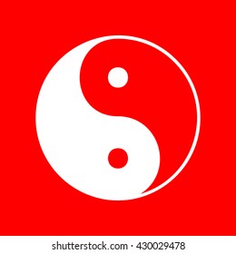 Ying yang symbol of harmony and balance