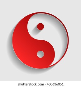 Ying yang symbol of harmony and balance