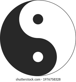 Ying Yang Symbol tribute Shaolin Kung Fu martial art