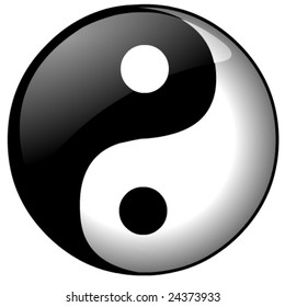 Archivo vectorial Ying o Yang