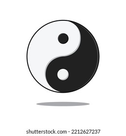 Ying yang vector stock illustration 