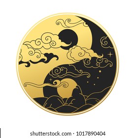 Ying&Yang symbol. Vector illustration