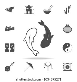 yin-yang, fish, zen icon. Set of Chinese culture icons. Web Icons Premium quality graphic design. Signs and symbols collection, simple icons for websites, web design, mobile app on white background
