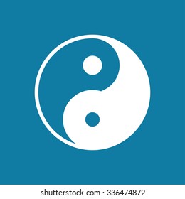 Yin-yang icon of harmony and balance