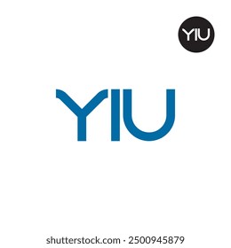 YIU Logo Letter Monogram Design
