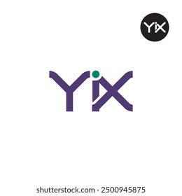 YIX Logo Letter Monogram Design