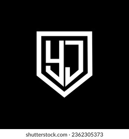 YJ Letter Logo Design, Inspiration for a Unique Identity. Modern Elegance and Creative Design. Watermark Your Success with the Striking this Logo.