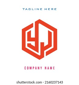 El logotipo de la inscripción YJ es sencillo, fácil de entender y autorizado