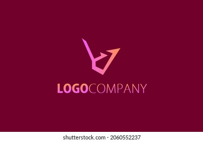 Logo de YJ YI vector monograma moderno logotipo de la empresa