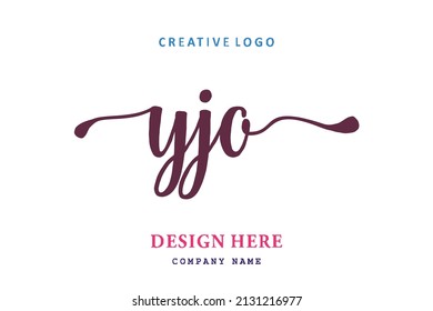 YJO  lettering logo is simple, easy to understand and authoritative