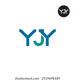 Letra YJY Logo Design Monográfico