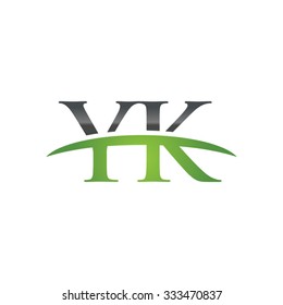 YK initial company green swoosh logo