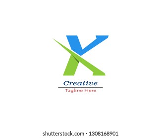 YK initial logo company name template design