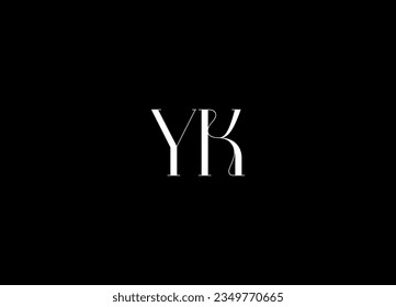 YK Diseño inicial del logotipo y logotipo de la empresa