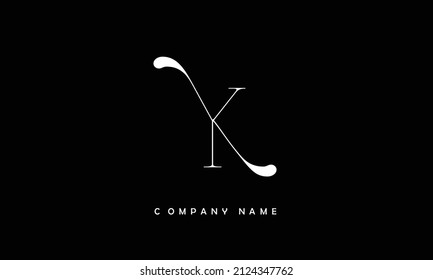 YK, KY Alphabets Letters Logo Monogram