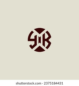 YK line geometric initial logo in high quality professional design that will print well across any print media