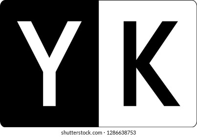 yk logo design