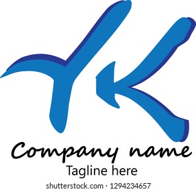 yk logo design