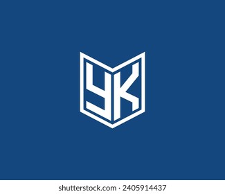 YK logo design vector template