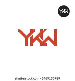 YKW Logo Letra Monograma Diseño