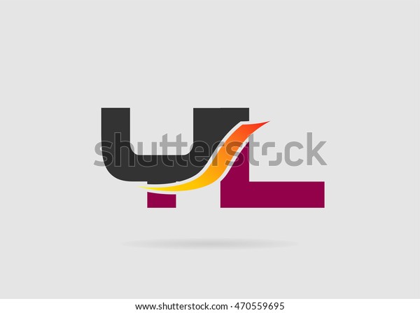 Yl Letter Logo Stock Vector (Royalty Free) 470559695