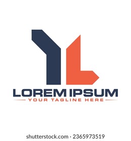 YL Letter logo design modern and creative logo design