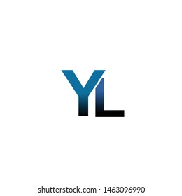yl letter logo vector ilustration