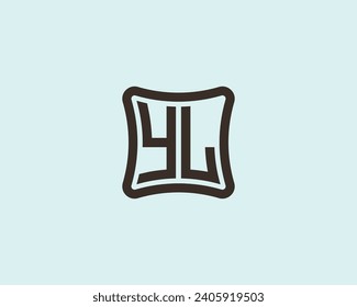 YL logo design vector template