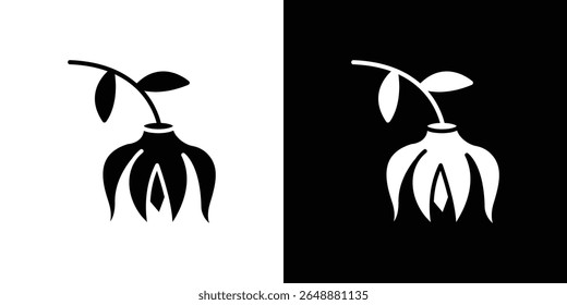 Ylang ylang icon of a flat style vector