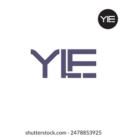 YLE Logo Letter Monogram Design