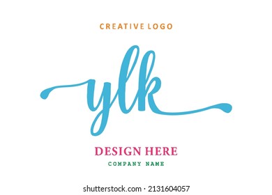 YLK lettering logo is simple, easy to understand and authoritative