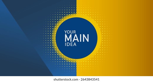 Yllow and Blue Vector abstract background texture Sale banner template design and bright poster with Big sale special offer. and banner yellow background and LIGHT yellow and blue halftone and shapes