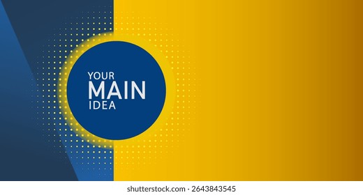 Yllow and Blue Vector abstract background texture Sale banner template design and bright poster with Big sale special offer. and banner yellow background and LIGHT yellow and blue halftone and shapes