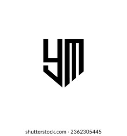 YM Letter Logo Design, Inspiration for a Unique Identity. Modern Elegance and Creative Design. Watermark Your Success with the Striking this Logo.